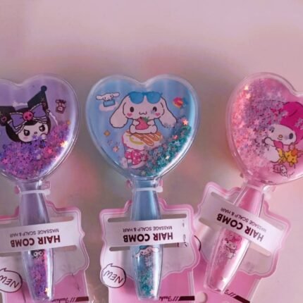 Peines de corazón Sanrio – Kuromy, Cinnamoroll y My Melody