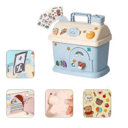 Alcancía Casa Kawaii para Niños