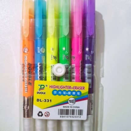 Destacadores con borrador