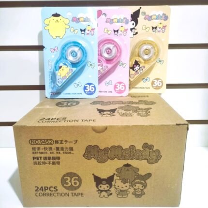 Corrector en cinta Sanrio – Caja x24 UND