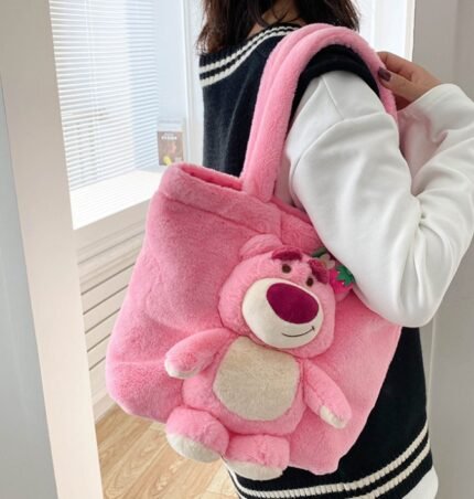 Bolsos afelpados – Stitch, Lotso y Alien -DOCENA