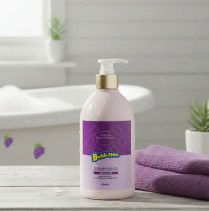 🍇 Crema Corporal Bubbaluu – Aroma Uva 🍇